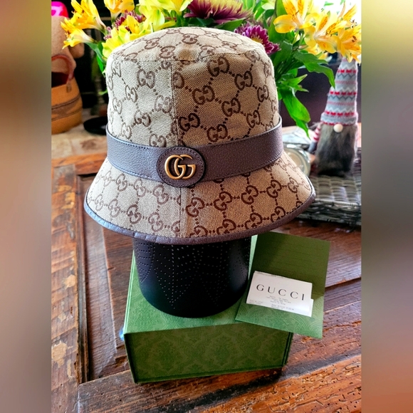 Gucci Canvas Bucket Hat - Picture 1 of 5